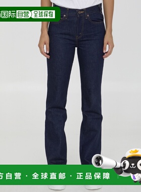 CELINE 女士牛仔裤 2N48A224Z07IN AW2024 黑色 JEANS直筒裤