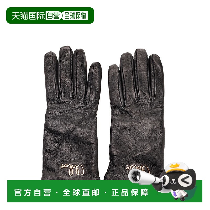 1h可退 CHLOÉ 女士手套 CHC24WG020LBR001 AW2024 黑色 