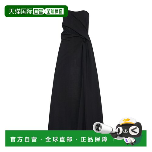 THE ROW 女士半身裙 6964W2445BLK SS2023 黑色 无肩带连衣裙