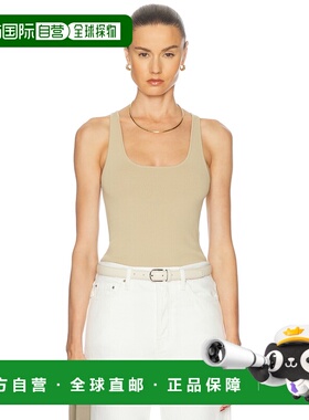 1h可退 潮奢 TOTÊME 女士 紧身针织背心上衣 252WRT0504YA0187