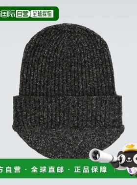 1h可退 潮奢 RANRA 男士 Der 混纺棉针织小便帽 grey灰色 舒适时