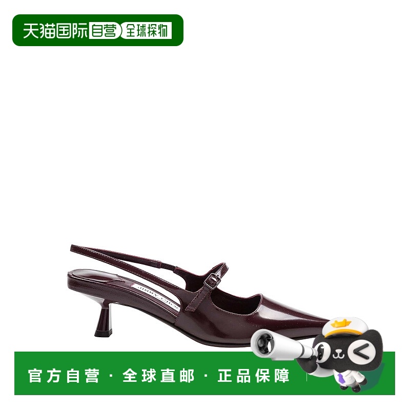 1h可退 JIMMY CHOO 女士高跟鞋 DIDI45FSO AW2025 酒红色 Didi 45
