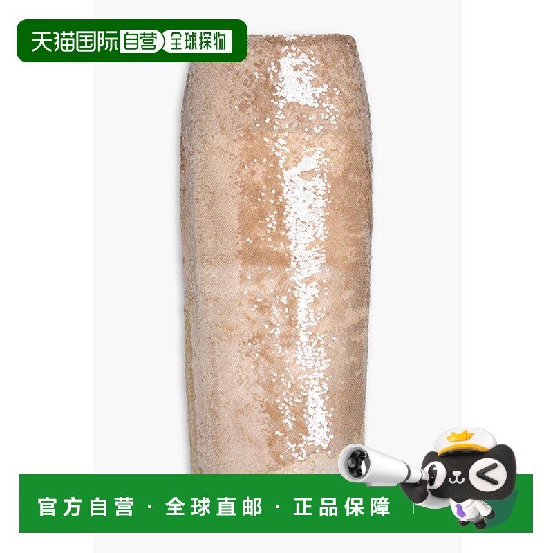 1h可退 潮奢 Simkhai 女士 Amrita 不对称珠片凸纹蕾丝中长半身裙