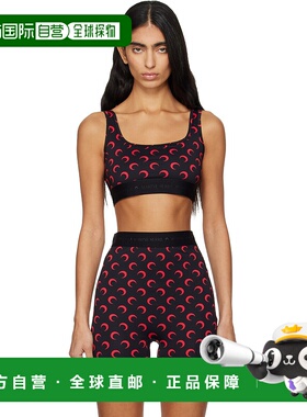 1h可退 潮奢 Marine Serre 女士 独家发售黑色 Recycled Moon Jer