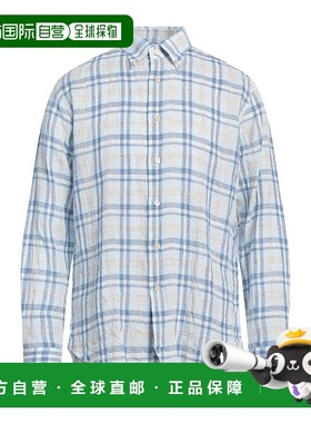 1h可退 潮奢 Alessandro Gherardi 男士 格纹衬衫