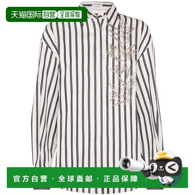 1h可退 BRUNELLO CUCINELLI女士衬衫 MH765RJ616C046 SS2025