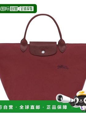 LONGCHAMP 女士手提包 L1623919P98 AW2025 红色 Le Pliage M 号
