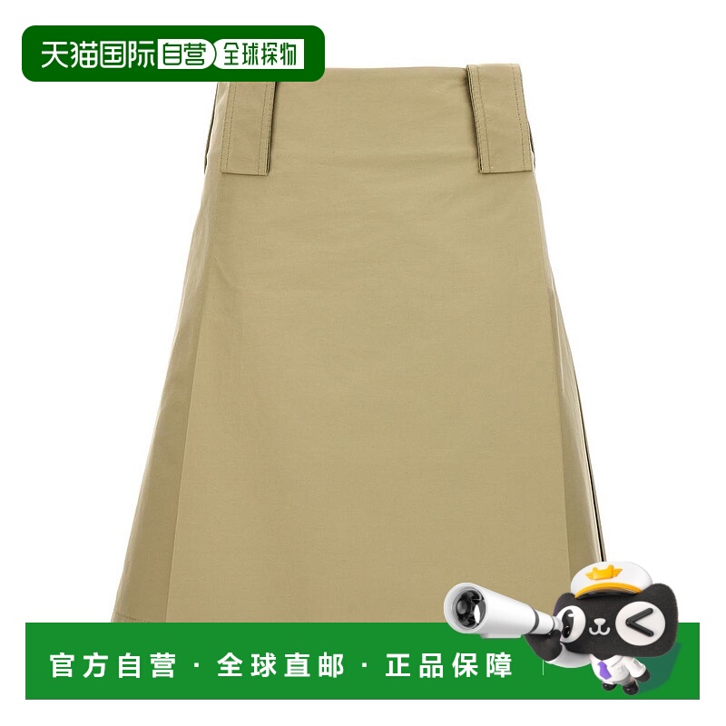 1h可退 BURBERRY 女士半身裙 8076515HUNTER AW2023 浅棕色 Pleat
