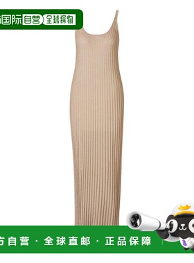 1h可退 潮奢 MaxMara 麦斯玛拉 女士 Ritmo 褶飾無袖羅紋連身裙 2