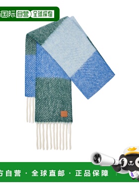 LOEWE 女士围巾 FSA6SS2W015104 AW2025 蓝色 LOEWE scarf