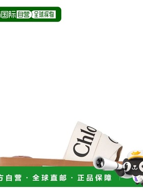 CHLOÉ 女士拖鞋 CHC22U188Z3097101 AW2025 白色女鞋凉鞋