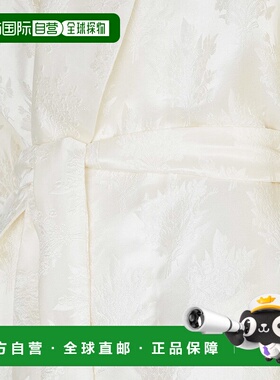 FENDI 女士西服 FJ7626AQ3GF08QQ SS2025 白色 White silk blazer