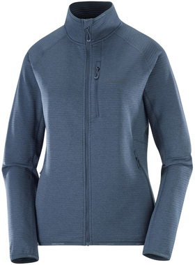 SALOMON 女士抓绒衣 LC2647600BLUE SS2026 蓝色 ESSENTIAL LIGHT