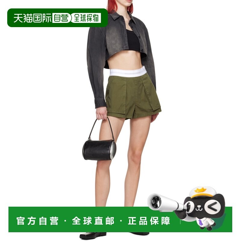 ALEXANDER WANG 女士短裤 1WC2244726305 CO 绿色 SHORTS休闲裤,女装/女士精品,休闲裤,淘宝优惠券,粉丝福利购,淘宝优惠卷