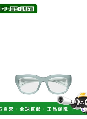 GUCCI 女士眼镜 GG1785O004 SS2025 绿色 几何平光镜古驰