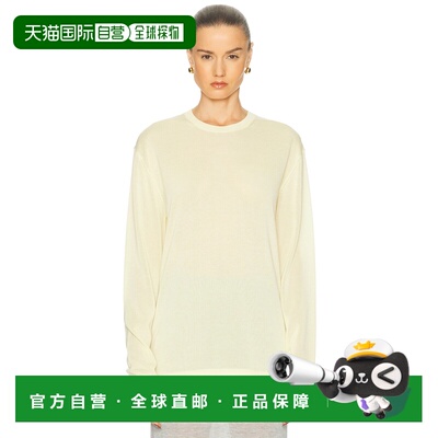 1h可退 潮奢 TOTÊME 女士 长袖T恤针织毛衣 253WRT0604YA0079