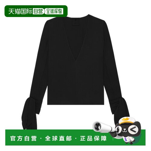 1h可退 奢淘 Givenchy V领长袖上衣 女 BW61DN14M8