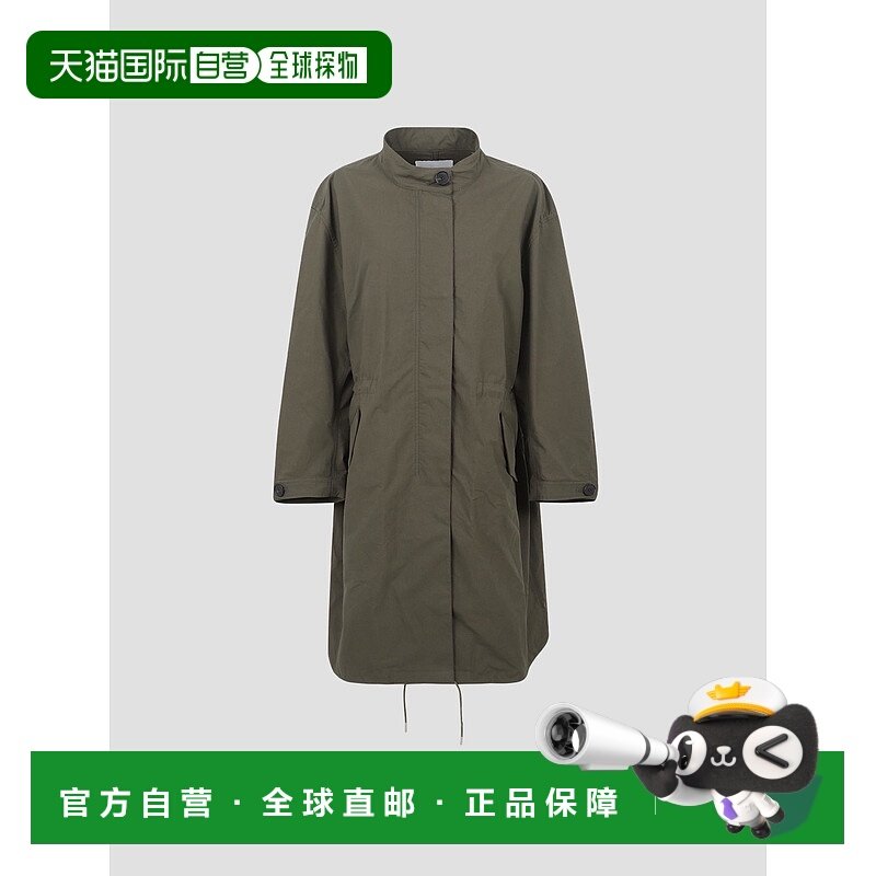 GIVENCHY 女士外套 BW00T6164Z305 AW2025 绿色 Stamp印花派克大
