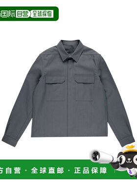 RICK OWENS 男士衬衫 RL01D3234TWRP118 SS2024 灰色