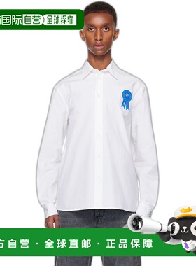 1h可退 潮奢 J.W. Anderson 男士 白色 Classic Rosette 衬衫 SH0