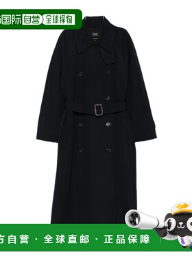 A.P.C. 女士大衣 COHKXF01567IAK SS2026 黑色 长袖风衣