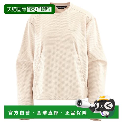 SALOMON 女士卫衣 9165909SILVERCLOUD CO 米白色