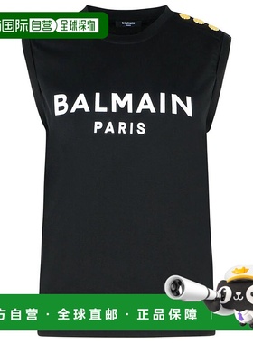 BALMAIN 女士衬衫 CF1ED001BB02EAB-23 SS2025 黑色