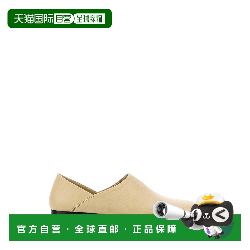 1h可退 LEMAIRE 女士拖鞋 FO0144LL0043BG219 CO 米白色 折叠后跟