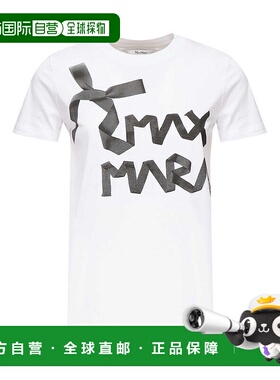 MAX MARA 女士T恤 25219460616E15 AW2025 白色 Football T-Shirt