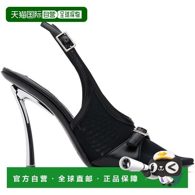 1h可退 潮奢 Acne Studios 艾克妮 女士 黑色后系带高跟鞋 AD0782