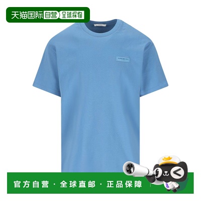 GIVENCHY 男士T恤 BM71NK3YSJ427 SS2026 蓝色短袖