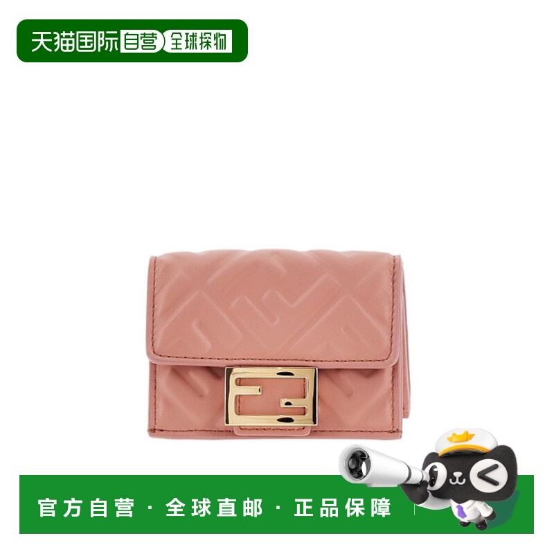 1h可退 FENDI 女士钱包 8M0395AAJDF13VM AW2025 粉红色 Leather