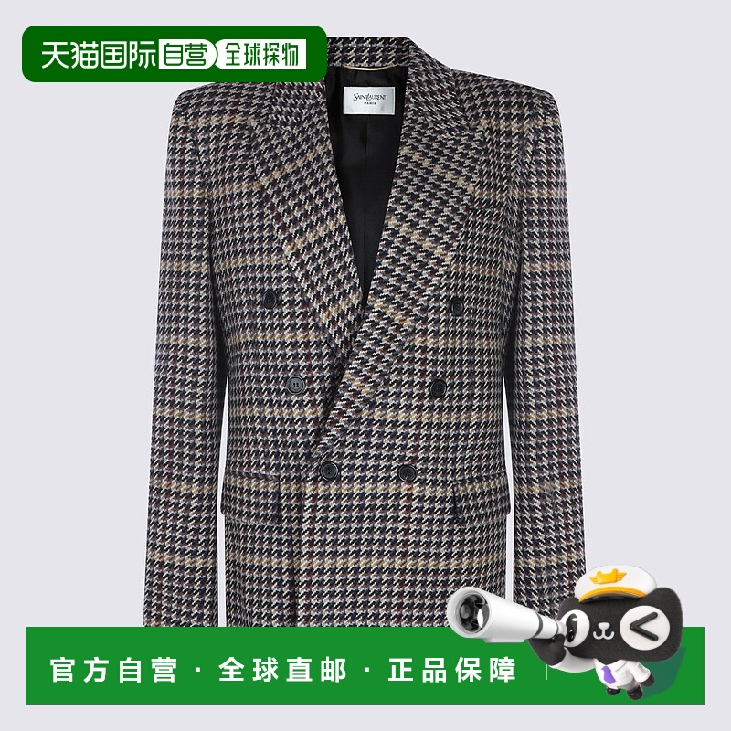 1h可退 潮奢 Saint Laurent 圣罗兰 女士 雙排扣長袖夾克 837047Y