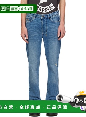 1h可退 潮奢 Ksubi 男士 蓝色 Chitch Maverik 牛仔裤 MFA24DJ006