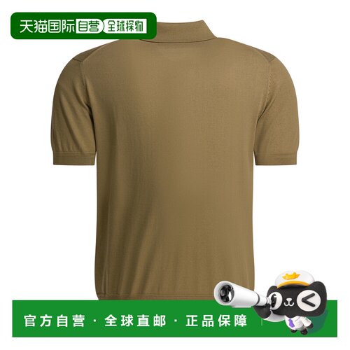 TOM FORD 男士POLO衫 KPS035YMC040JBV CO 浅棕色 Cotton knit po