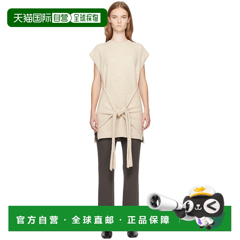 1h可退 潮奢 Lauren Manoogian 女士 米色 Sleeves 毛衣 AW24T218