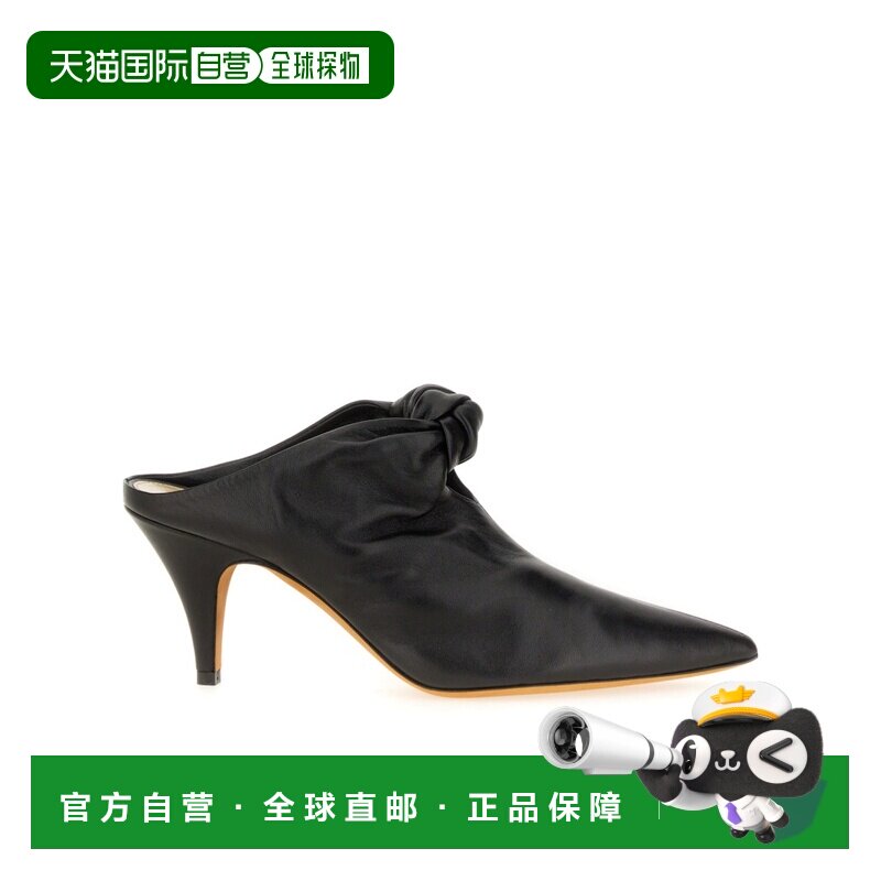 KHAITE 女士凉鞋 F6023881200 AW2024 黑色 Sabot con nodo拖鞋