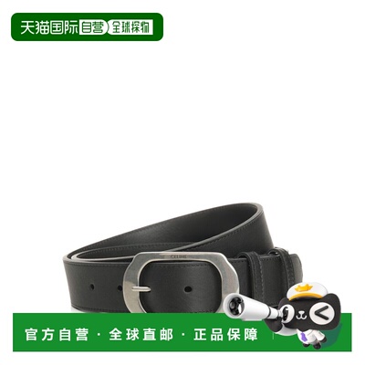 1h可退 CELINE 男士腰带 45BNG3ATS38KI SS2026 黑色皮带