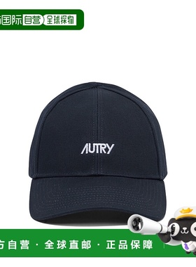 AUTRY 女士帽子 ACPUC9BB SS2025 蓝色 Logo baseball cap