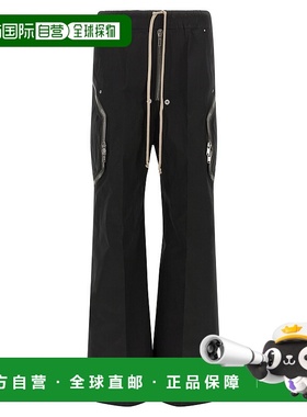 RICK OWENS 男士休闲裤 RU01F2338TE09 SS2026 黑色