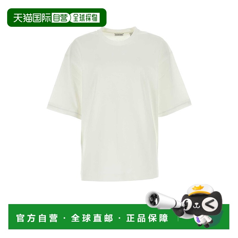 1h可退 BURBERRY 女士T恤 8084783B7264 SS2024 白色 T-SHIRT条纹
