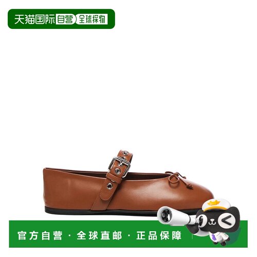 MIU MIU 女士凉鞋 5F210E70F0046 AW2025 浅棕色 Leather Ballet