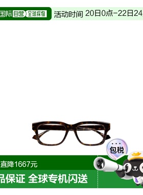 GUCCI 男士眼镜 GG1731O002 AW2024 黑色 古驰几何框平光镜