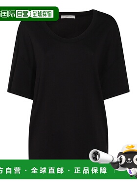 LEMAIRE 女士T恤 TO1146LJ1016BK998 SS2025 黑色