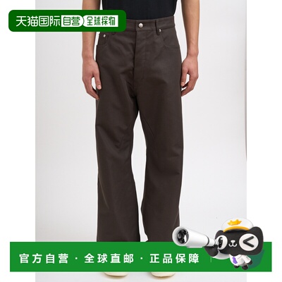 RICK OWENS 男士休闲裤 NRU01F2333CDU78DARKGREY