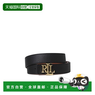 RALPH LAUREN 女士腰带 412912039001 CO 黑色 Cintura Lauren Ra