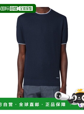 PRADA 男士T恤 UMF00716XUSOOOF0008 CO 蓝色 圆领短袖T恤上衣