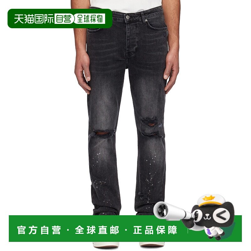 1h可退 潮奢 Ksubi 男士 黑色 Chitch Blakk Rokk 牛仔裤 MPS25DJ