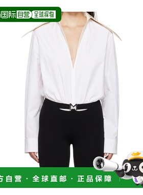 MUGLER 女士衬衫 24F1BO0266299B1043 AW2024 白色