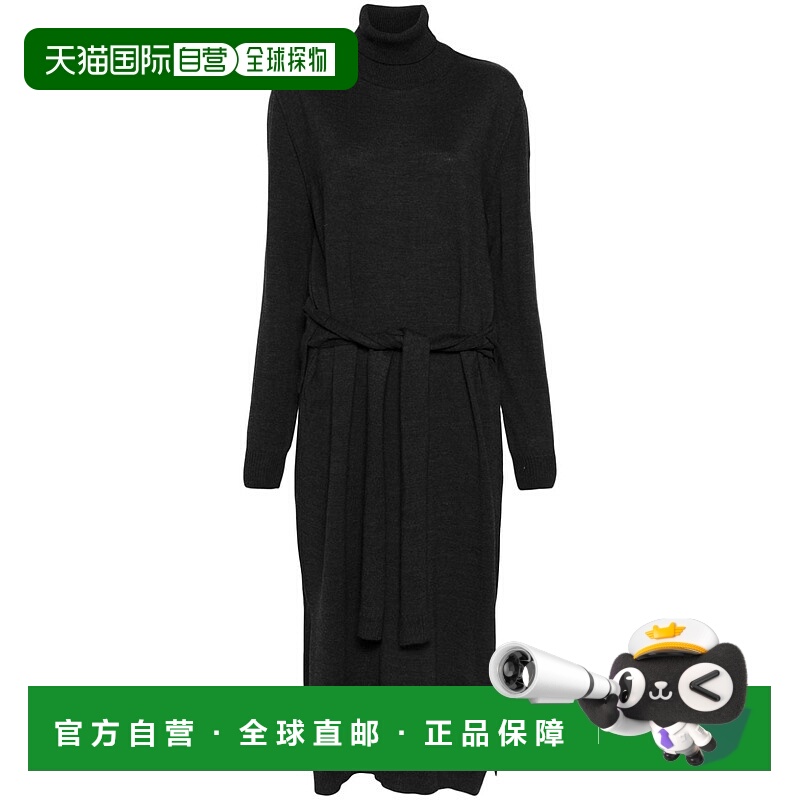 1h可退 LEMAIRE 女士连衣裙 DR1082LK087BK966 AW2024 黑色